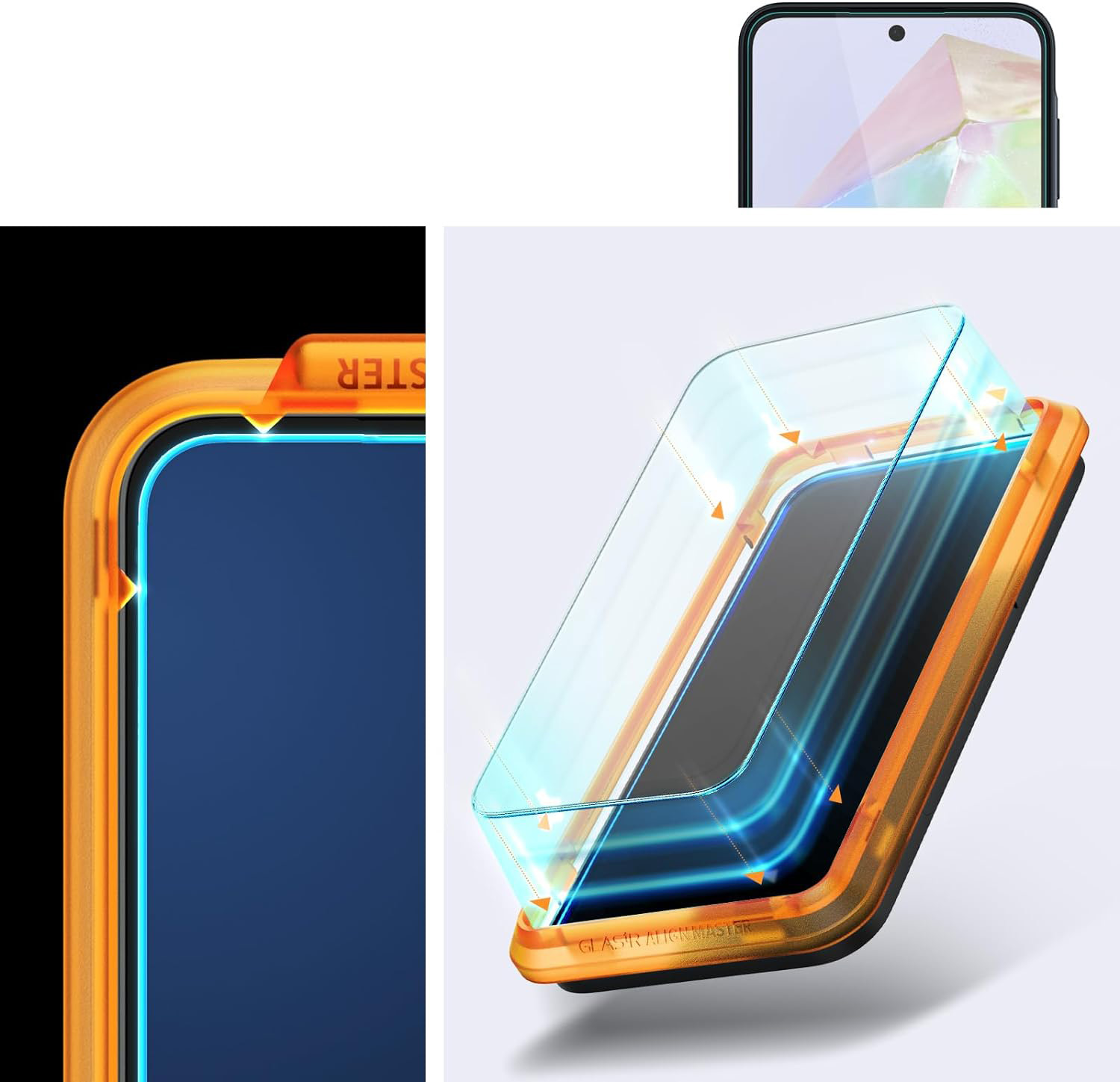 Szkło do etui Spigen Glas.tR AM 2-Pack do Galaxy A35 5G
